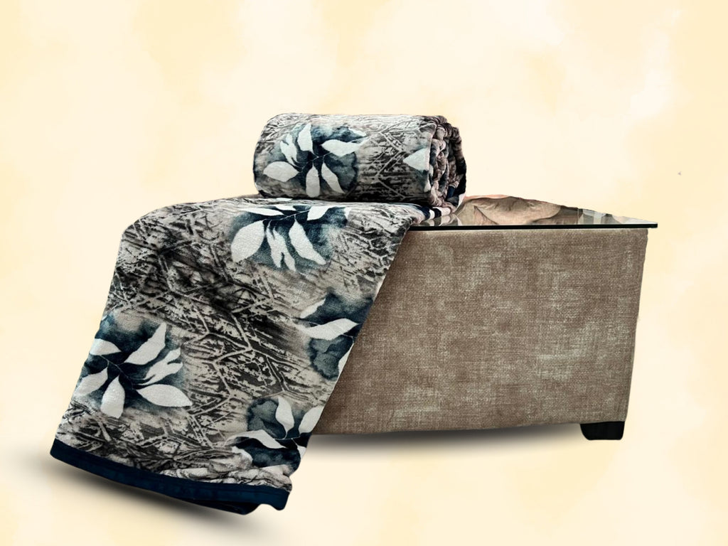 290gsm, Stoneleaf, King size flannel blanket