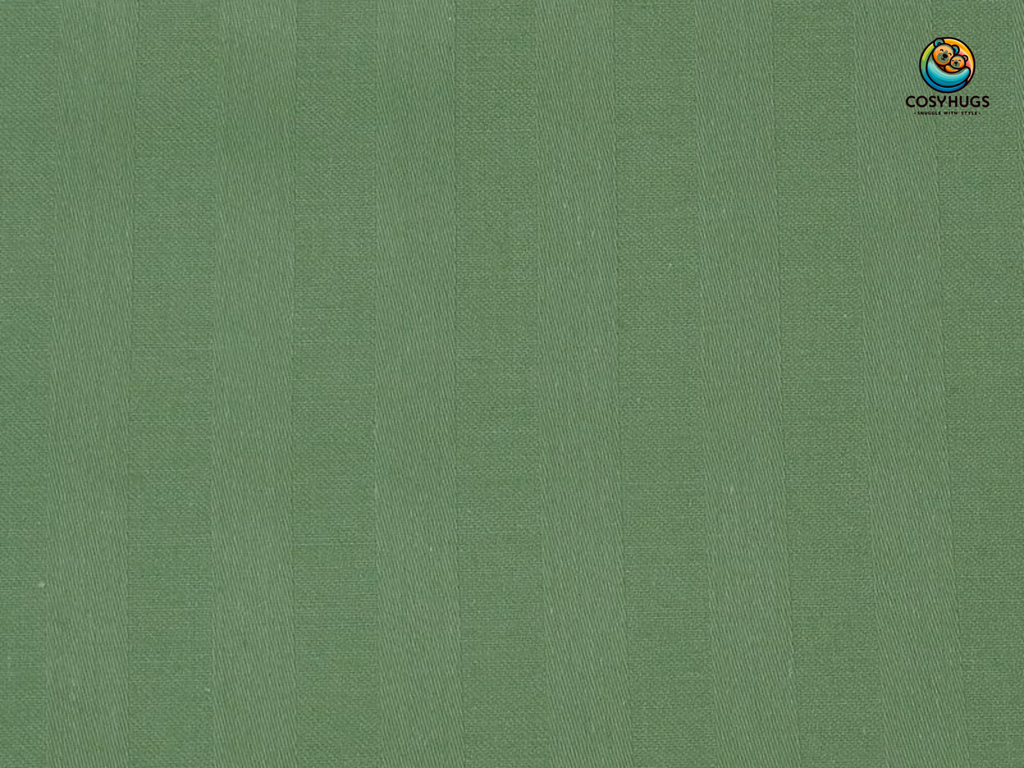 210 TC, Stripe, Moss, 100% Cotton King Size Bedsheet