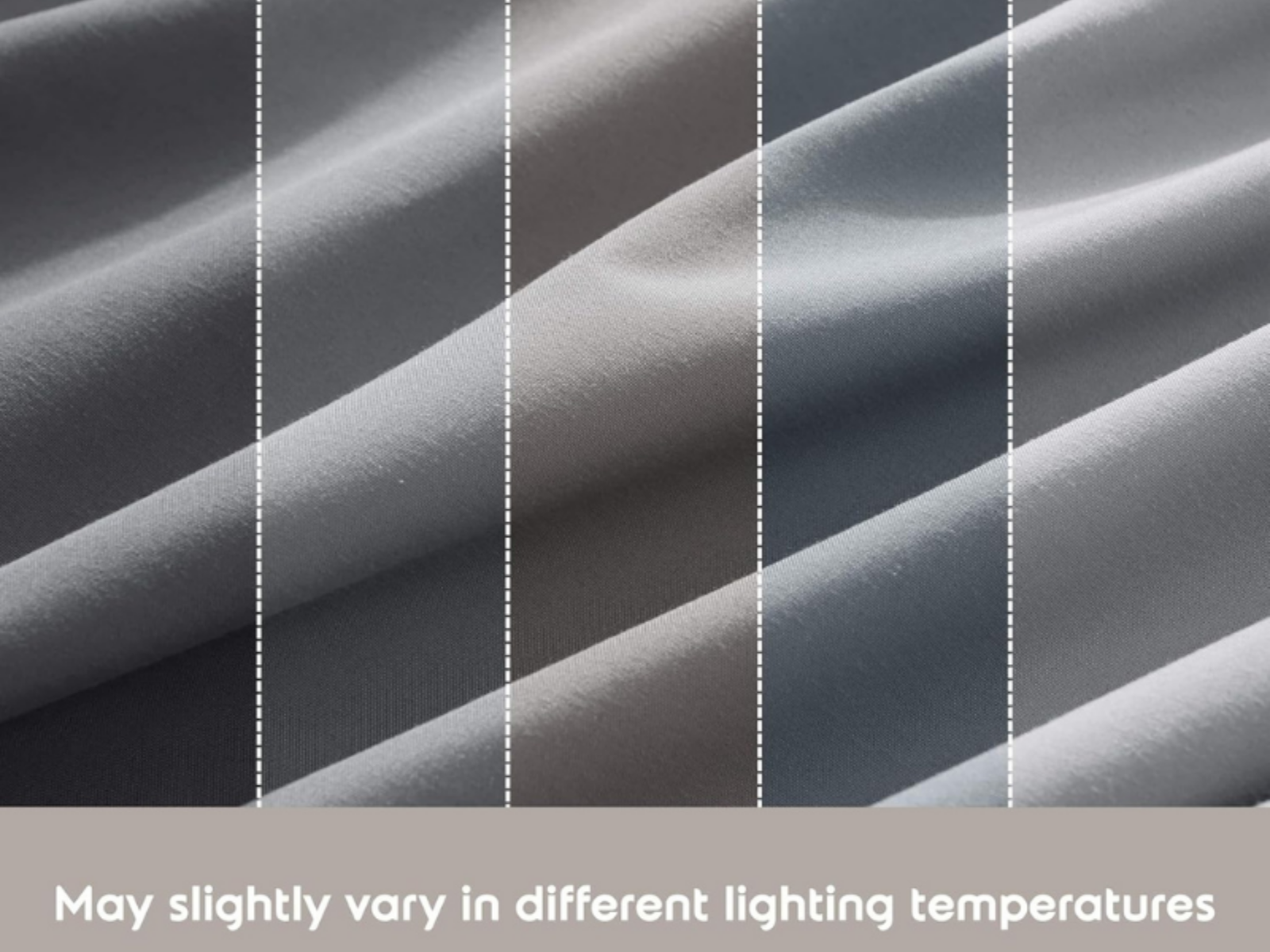 300 TC, Solid, Light Grey, 100% Cotton King Size Bedsheet
