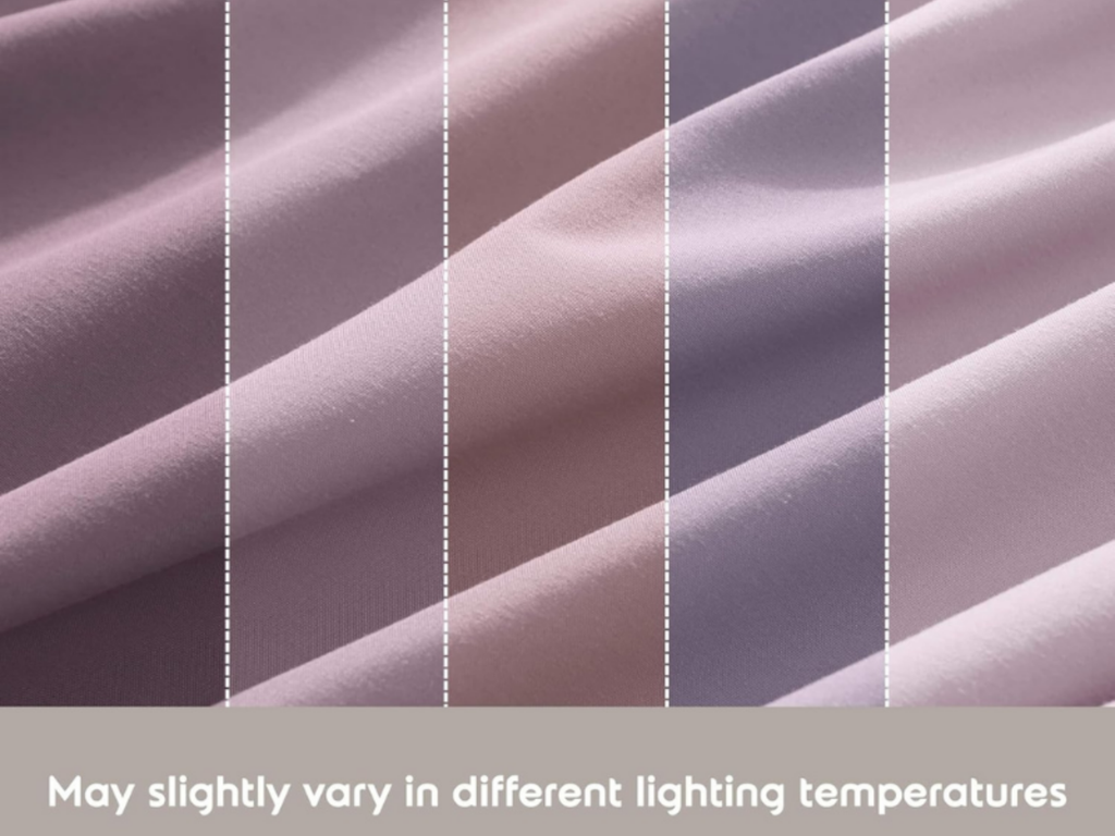 300 TC, Solid, Mauve, 100% Cotton King Size Bedsheet