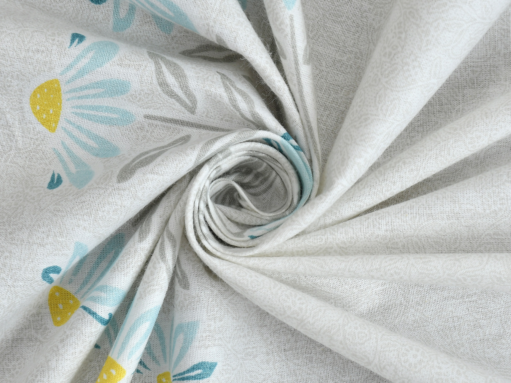 210 TC, Printed, 100% Cotton King Size Bedsheet